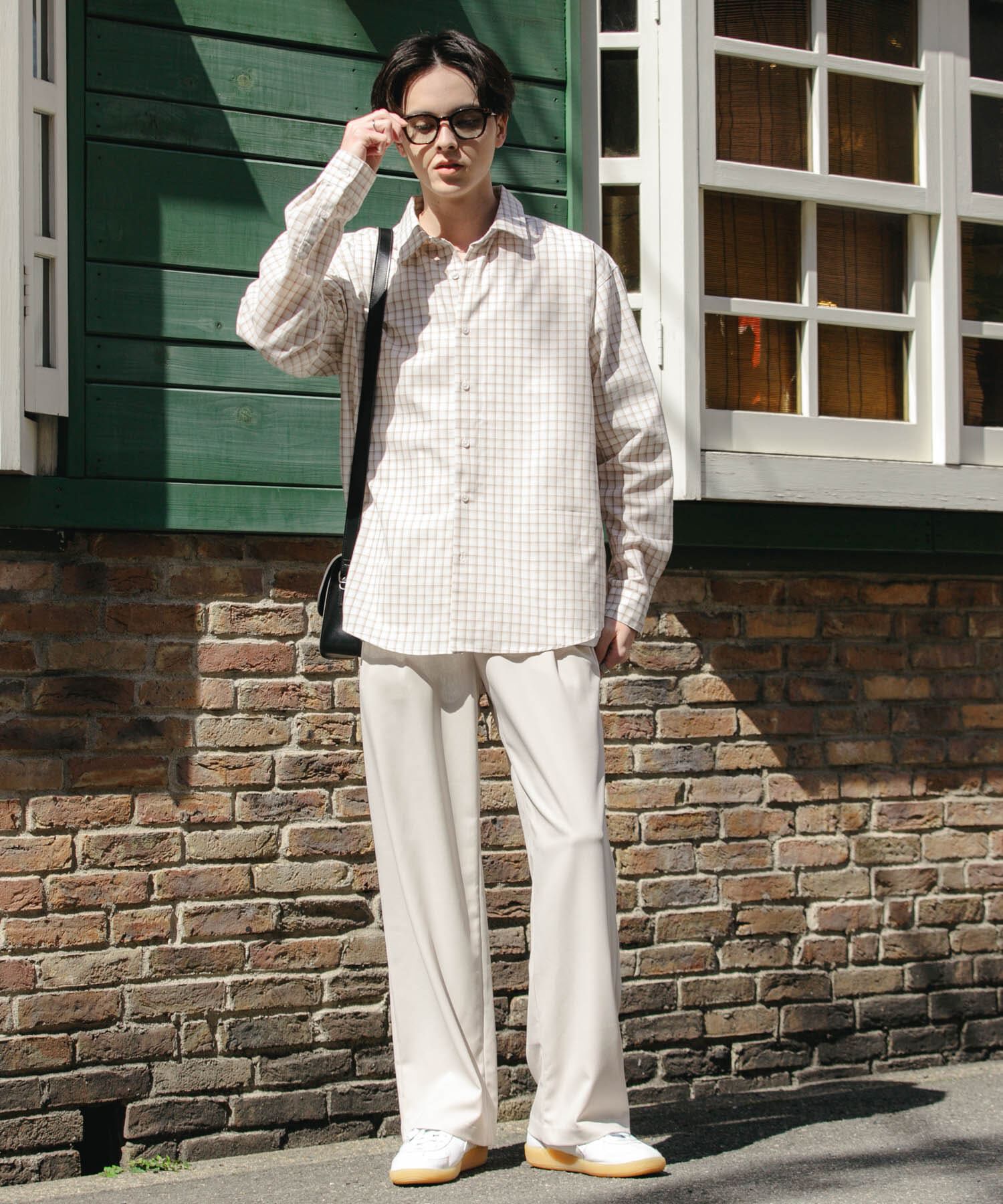 SENSE OF PLACE by URBAN RESEARCH「『ユニセックス』グラフチェックルーズシャツ」|シャツ・ブラウス|