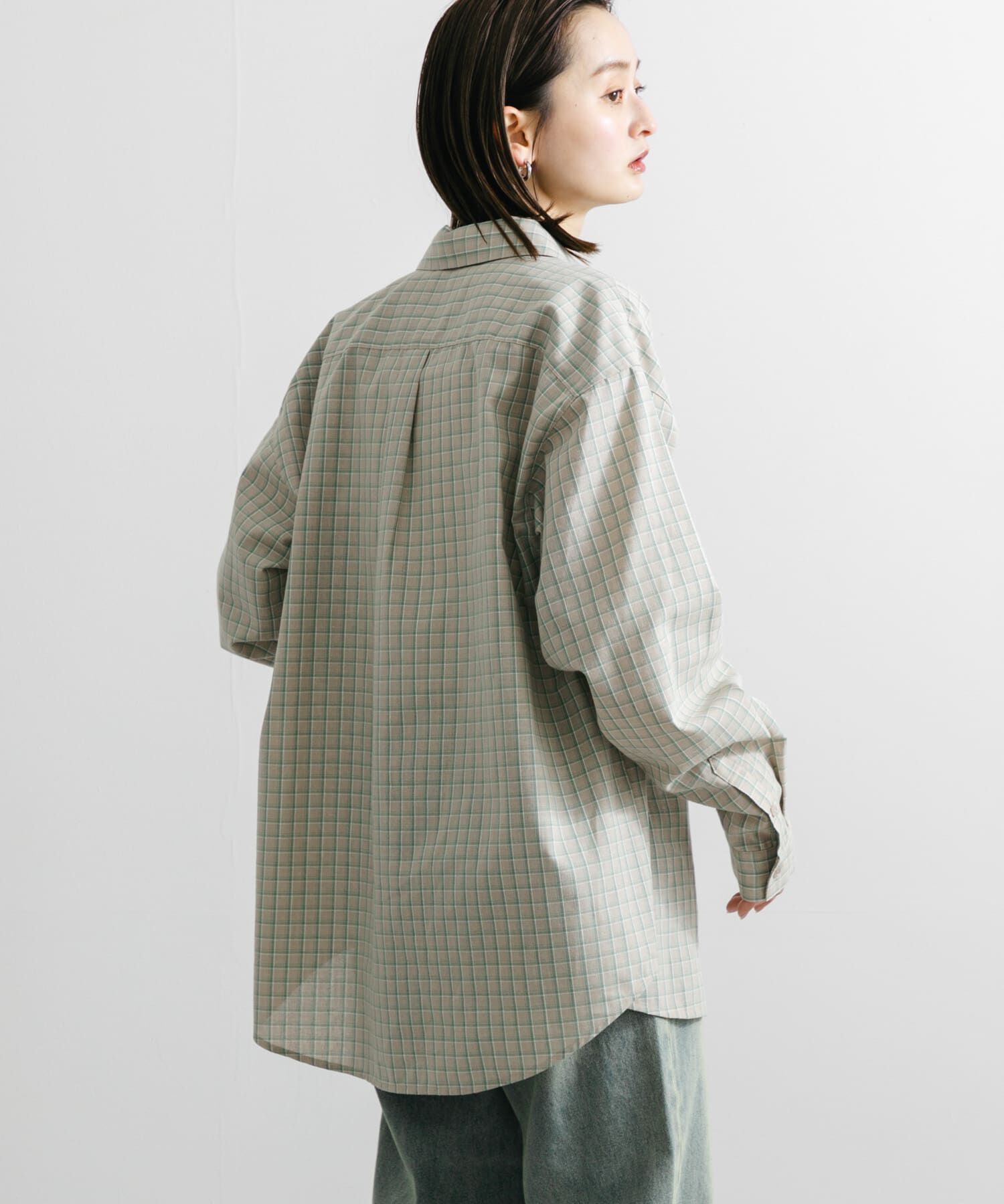 SENSE OF PLACE by URBAN RESEARCH「『ユニセックス』グラフチェックルーズシャツ」|シャツ・ブラウス|