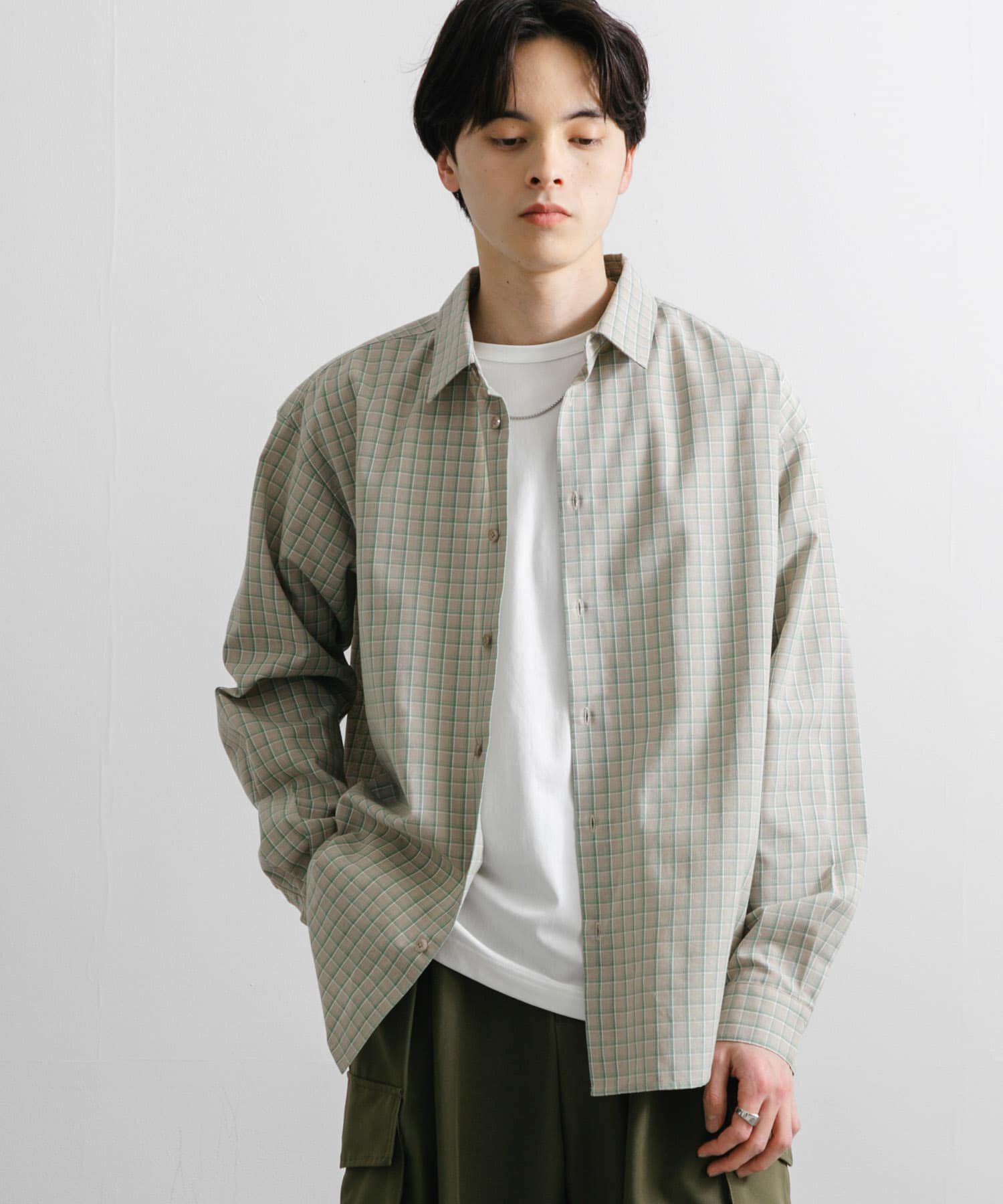 SENSE OF PLACE by URBAN RESEARCH「『ユニセックス』グラフチェックルーズシャツ」|シャツ・ブラウス|