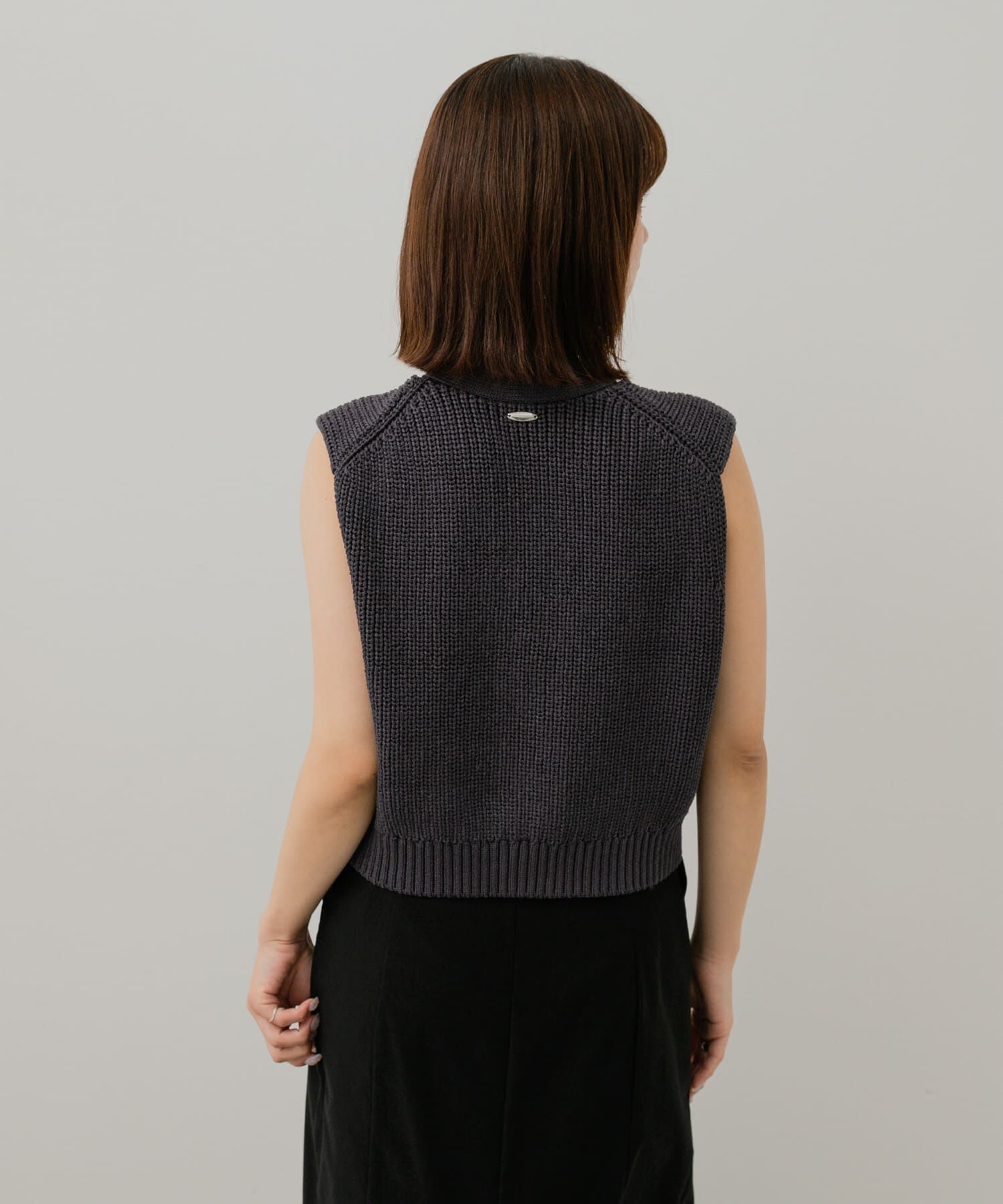 SENSE OF PLACE by URBAN RESEARCH「クロップドニットベスト」|ベスト・ジレ|