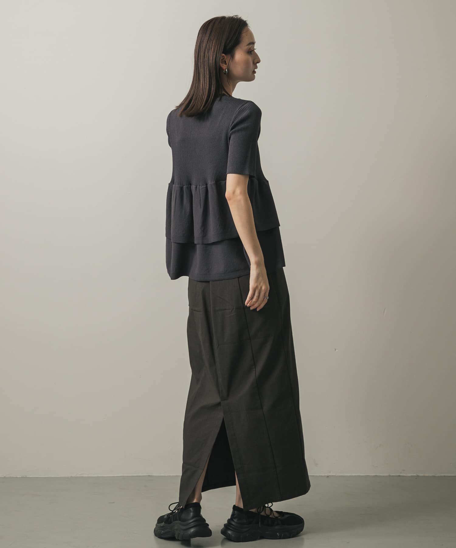 SENSE OF PLACE by URBAN RESEARCH「『WEB限定』ペプラムカーディガン(半袖)」|カーディガン|