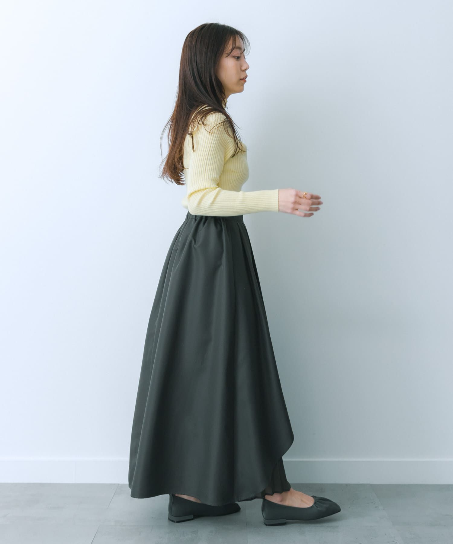 SENSE OF PLACE by URBAN RESEARCH「シアープリーツレイヤードスカート」|スカート|