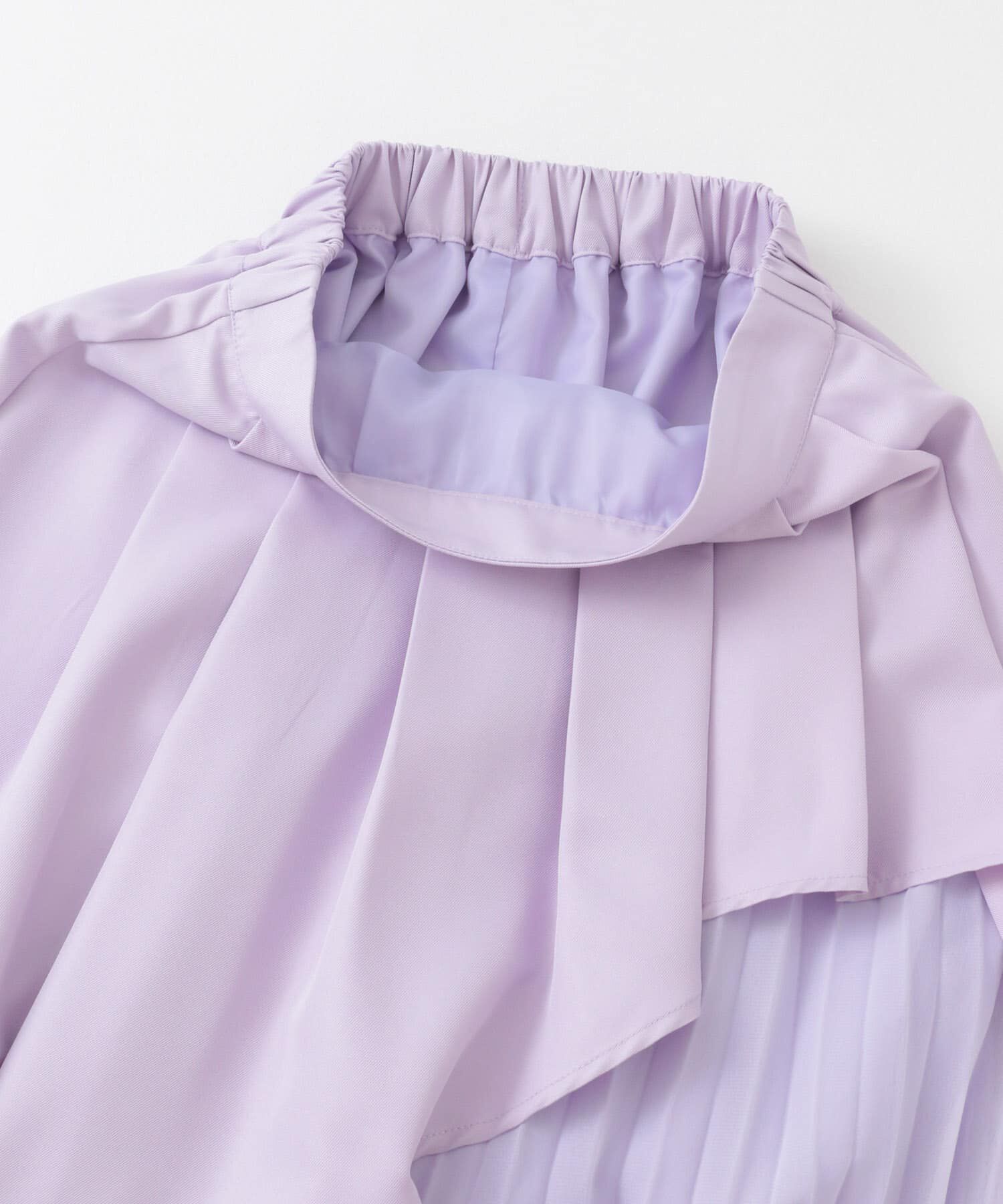 SENSE OF PLACE by URBAN RESEARCH「シアープリーツレイヤードスカート」|スカート|