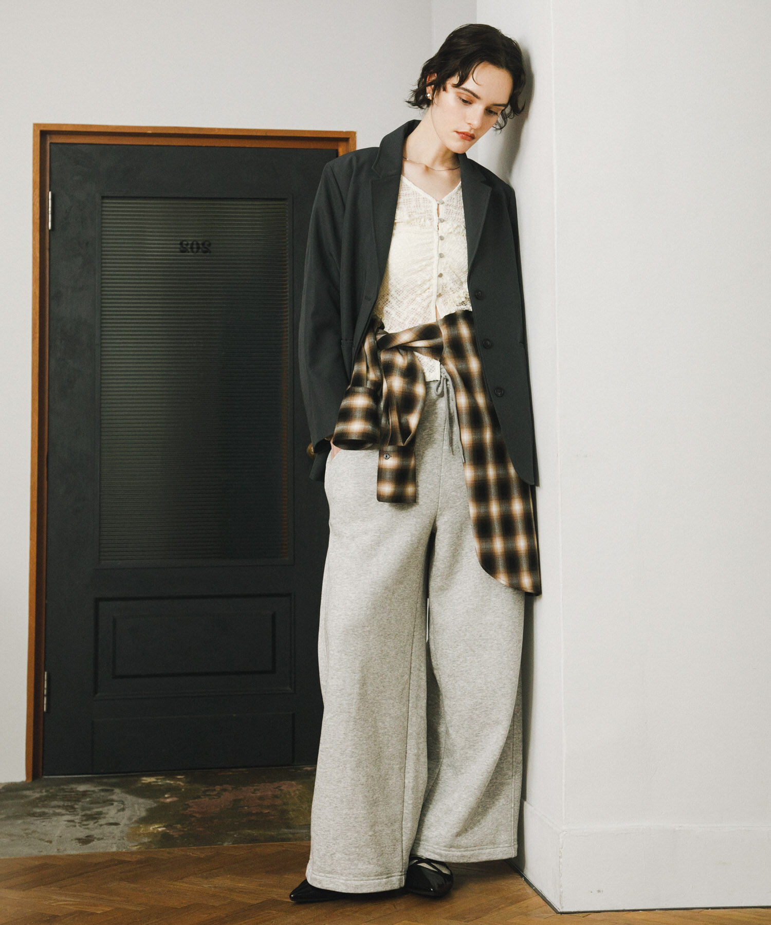 SENSE OF PLACE by URBAN RESEARCH「フロントボタンレースカーディガン」|カーディガン|