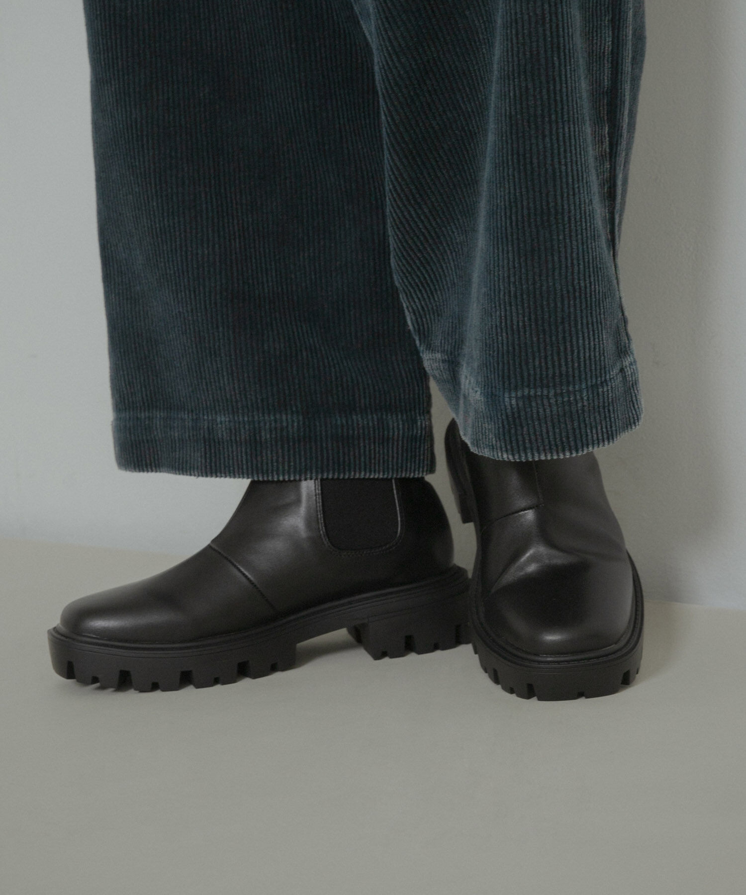 SENSE OF PLACE by URBAN RESEARCH「トラックソールサイドゴアブーツ」|ショートブーツ|