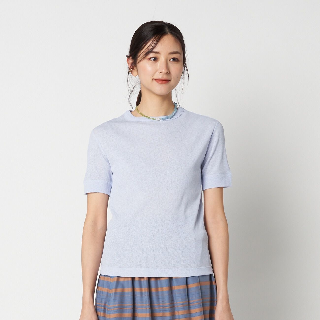 HELIOPOLE「HELIOPOLE DRY TOUCH RIB CREW NECK」|Tシャツ・カットソー|