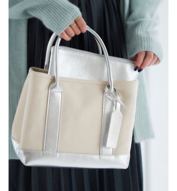 le.coeur blanc「パーテーショントート」|トートバッグ|シルバー
