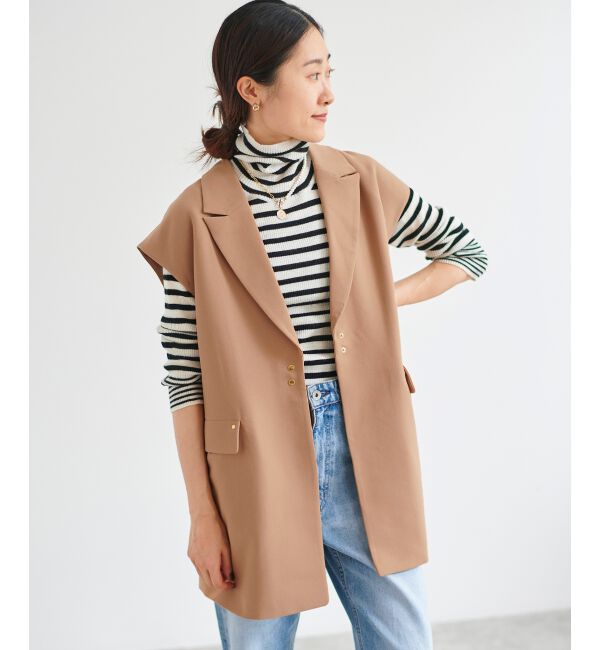 le.coeur blanc「テーラードジレ」|その他|ベージュ