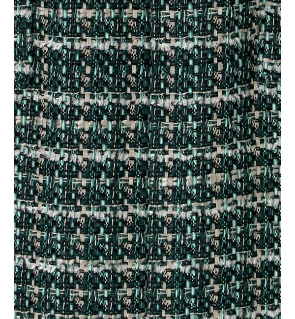 le.coeur blanc「PerlePecheファンシーミックスツイードフリンジスカート」|スカート|