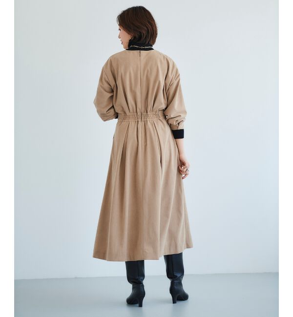 le.coeur blanc「コーデュロイタックワンピース」|ワンピース|