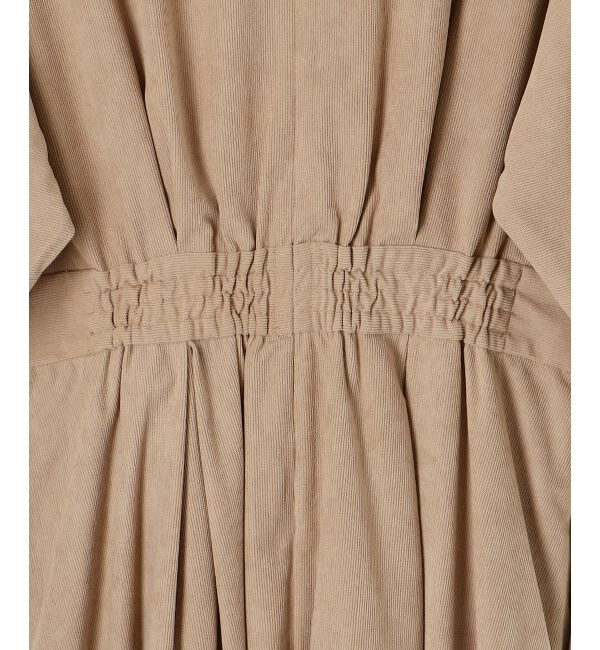 le.coeur blanc「コーデュロイタックワンピース」|ワンピース|