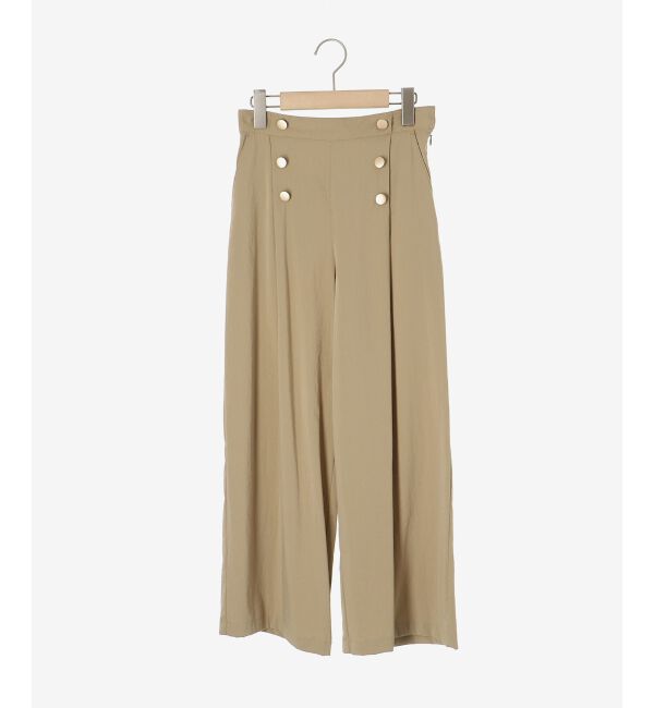 le.coeur blanc「《手洗い可能》ストレッチマリンワイドパンツ」|その他|