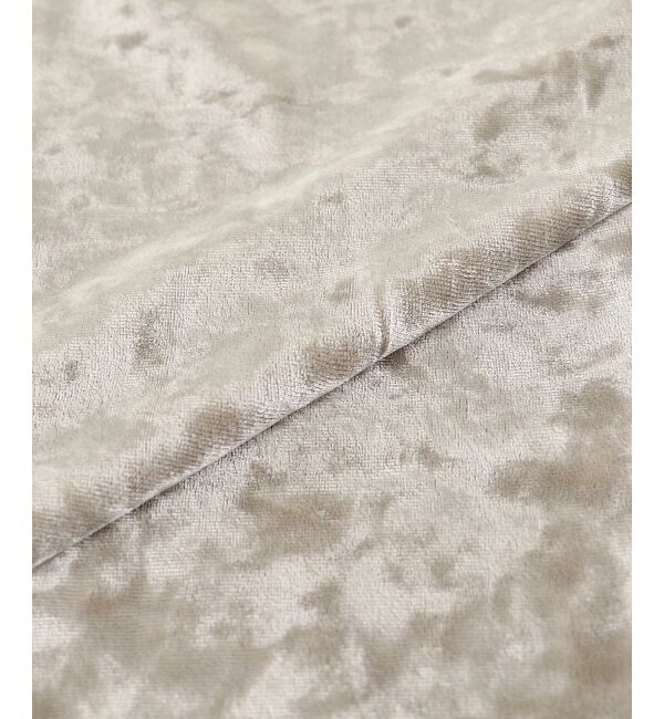 le.coeur blanc「《手洗い可能》クラッシュベロアIラインスカート」|スカート|