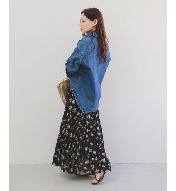  「《手洗い可能》Fanakaレトロフラワースカート」|スカート|