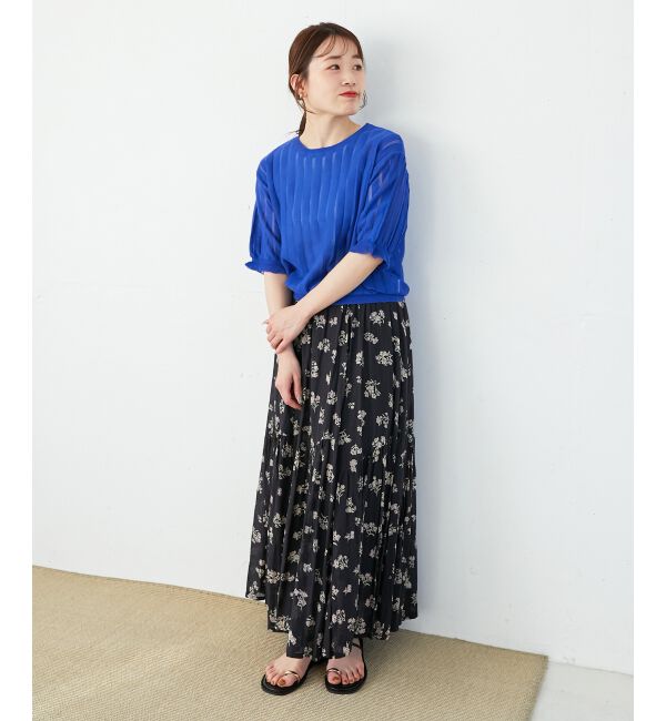  「《手洗い可能》Fanakaレトロフラワースカート」|スカート|