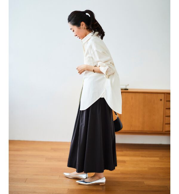 le.coeur blanc「ダブルポケットカラーオーバーシャツ」|シャツ・ブラウス|