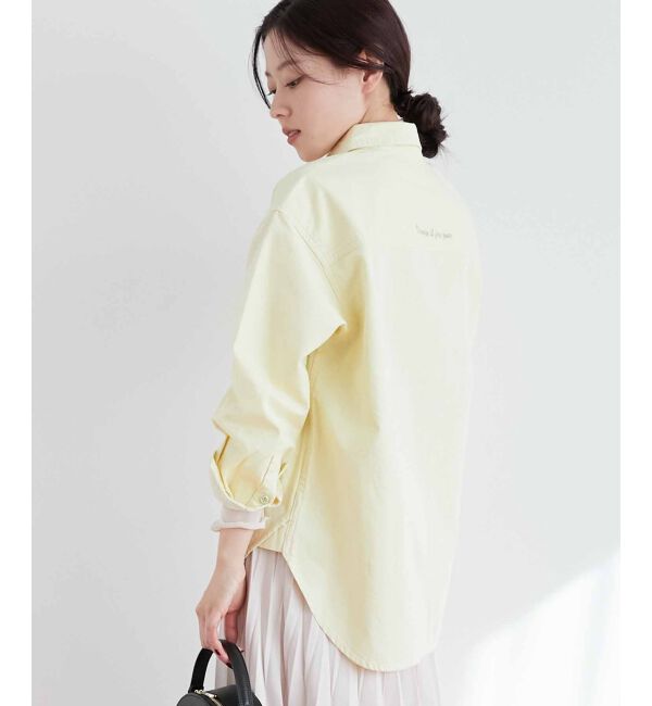 le.coeur blanc「ダブルポケットカラーオーバーシャツ」|シャツ・ブラウス|