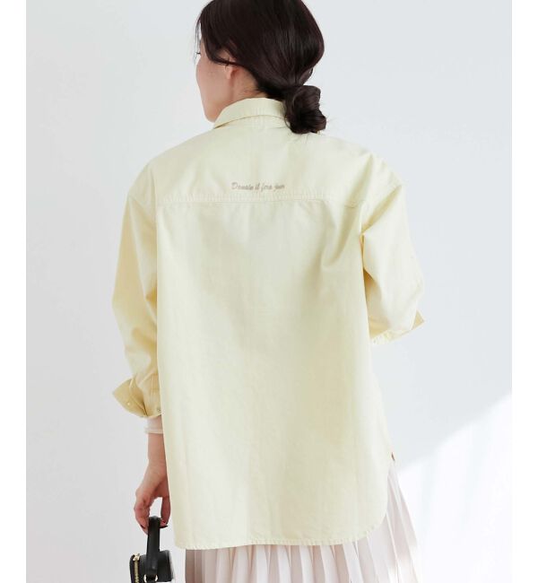 le.coeur blanc「ダブルポケットカラーオーバーシャツ」|シャツ・ブラウス|