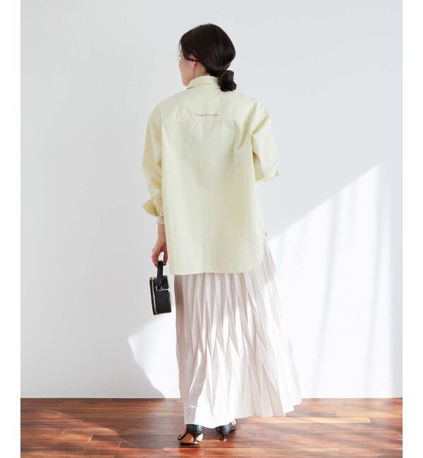 le.coeur blanc「ダブルポケットカラーオーバーシャツ」|シャツ・ブラウス|