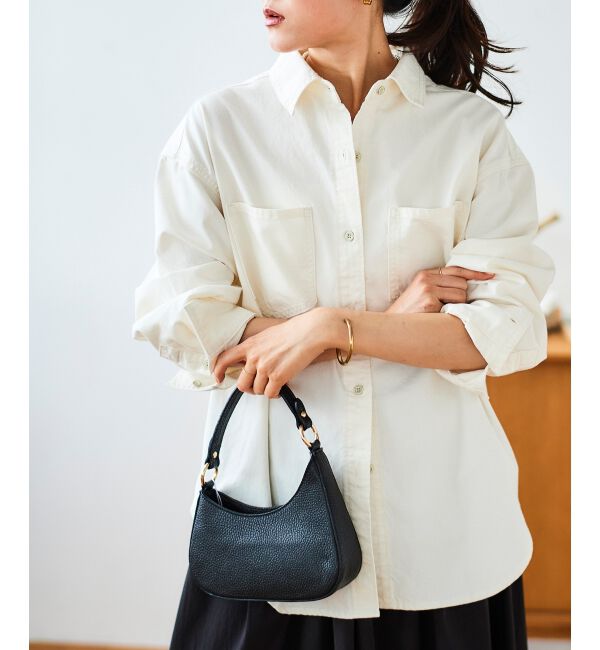 le.coeur blanc「ダブルポケットカラーオーバーシャツ」|シャツ・ブラウス|