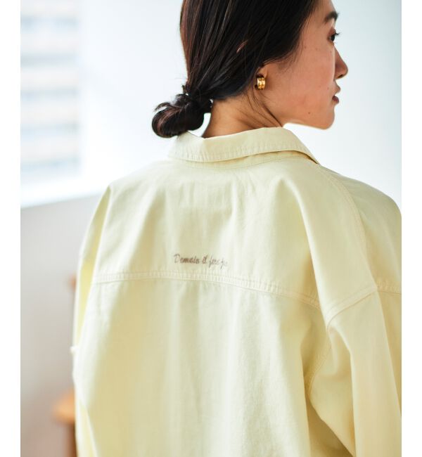 le.coeur blanc「ダブルポケットカラーオーバーシャツ」|シャツ・ブラウス|