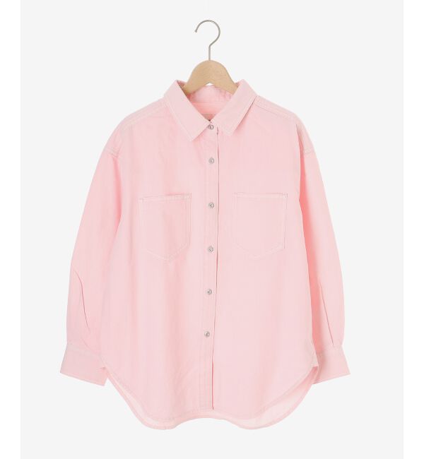 le.coeur blanc「ダブルポケットカラーオーバーシャツ」|シャツ・ブラウス|