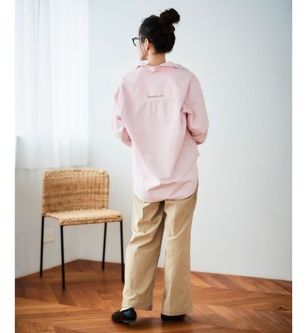 le.coeur blanc「ダブルポケットカラーオーバーシャツ」|シャツ・ブラウス|