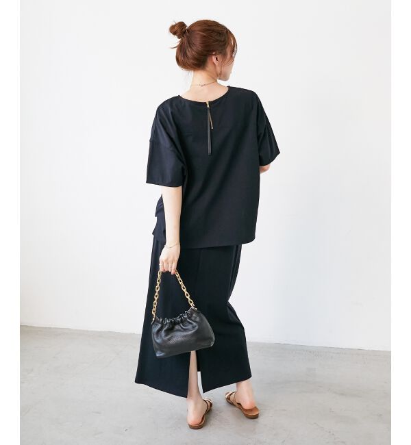  「MVS天竺プルオーバー&times;スカートセット」|ワンピース|