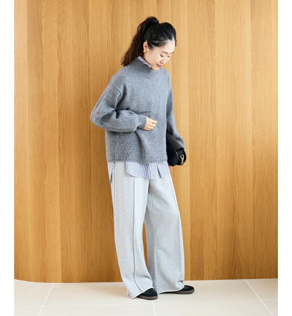  「片畦キリカエバックデザインニット」|ニット・セーター|