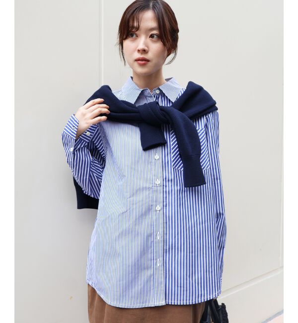  「vaneumストライプデザインシャツ」|シャツ・ブラウス|