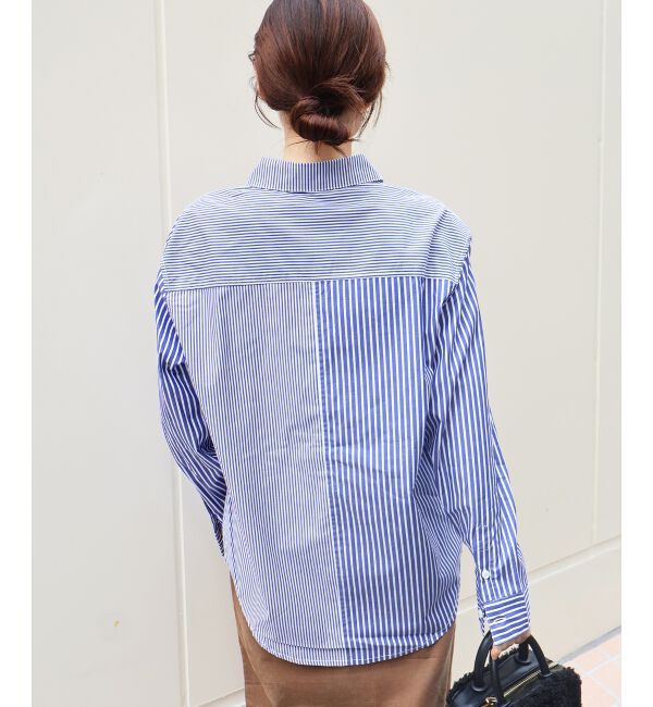  「vaneumストライプデザインシャツ」|シャツ・ブラウス|