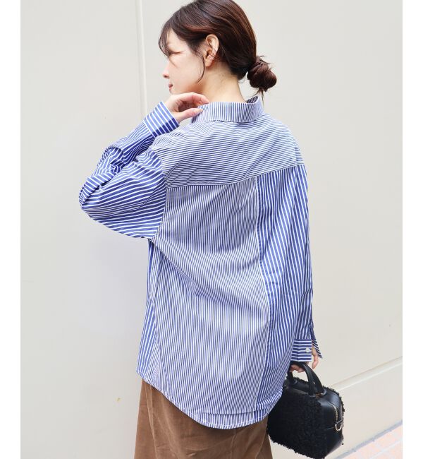  「vaneumストライプデザインシャツ」|シャツ・ブラウス|