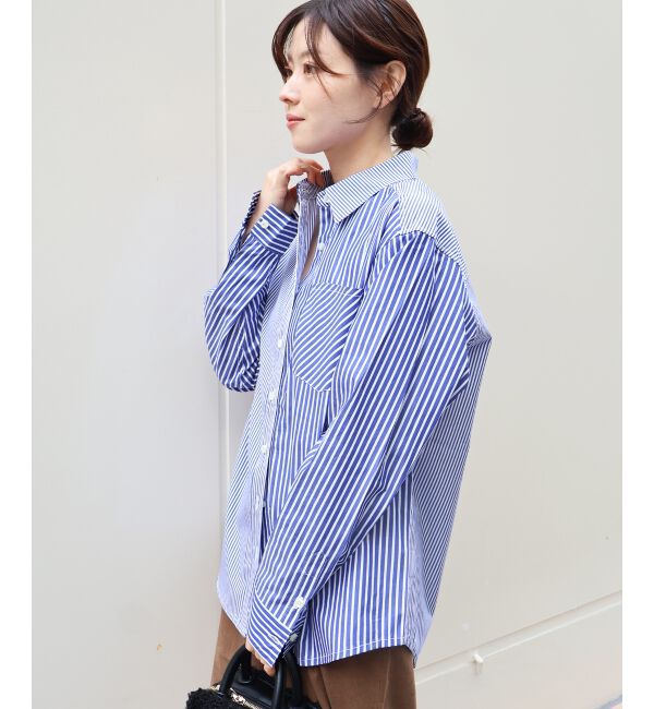  「vaneumストライプデザインシャツ」|シャツ・ブラウス|