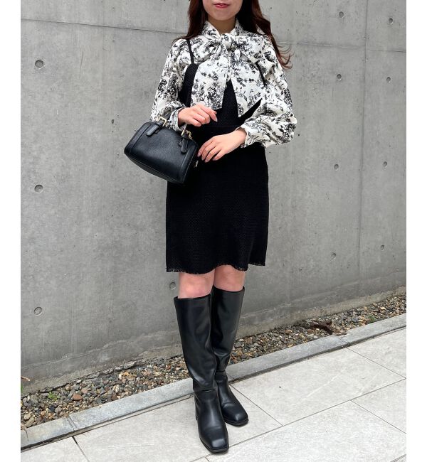 MAJESTICLEGON「ツイードミニキャミワンピ」|ワンピース|