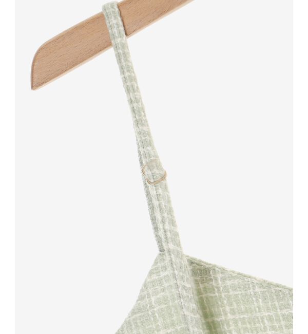 MAJESTICLEGON「ツイードミニキャミワンピ」|ワンピース|