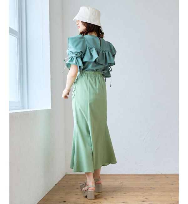 MAJESTICLEGON「ギャザーマーメイドスカート」|スカート|