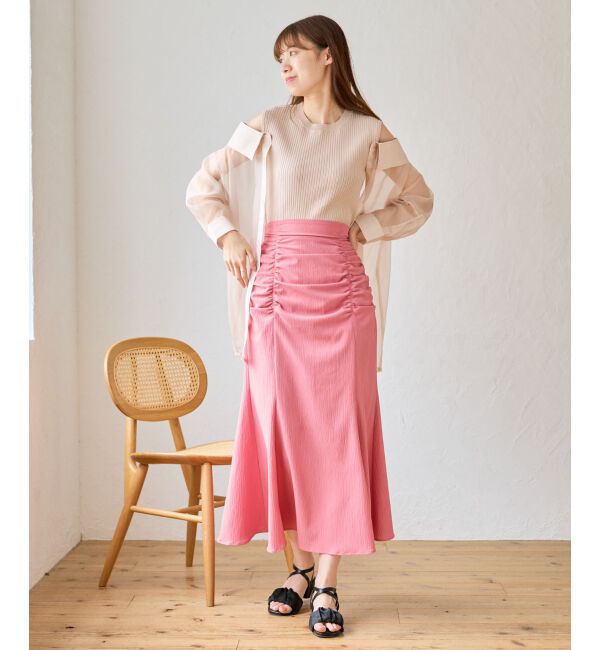 MAJESTICLEGON「ギャザーマーメイドスカート」|スカート|