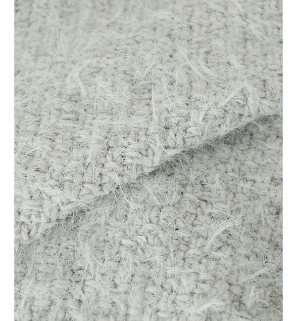 MAJESTICLEGON「フラワーモチーフボタンケーブルカーデ」|カーディガン|