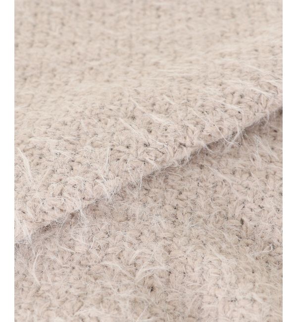 MAJESTICLEGON「フラワーモチーフボタンケーブルカーデ」|カーディガン|