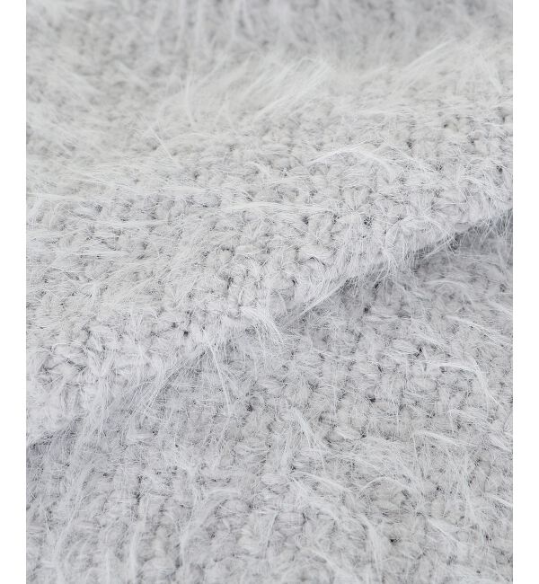 MAJESTICLEGON「フラワーモチーフボタンケーブルカーデ」|カーディガン|