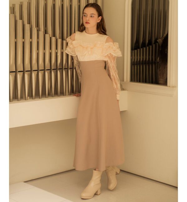 MAJESTICLEGON「フカフカヒールストレッチブーツ」|ショートブーツ|