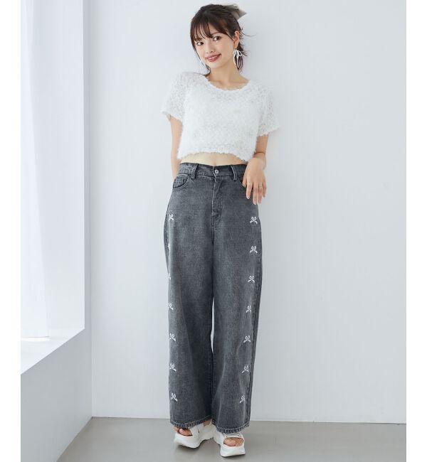 MAJESTICLEGON「アソートビジューシャーリングT」|Tシャツ・カットソー|