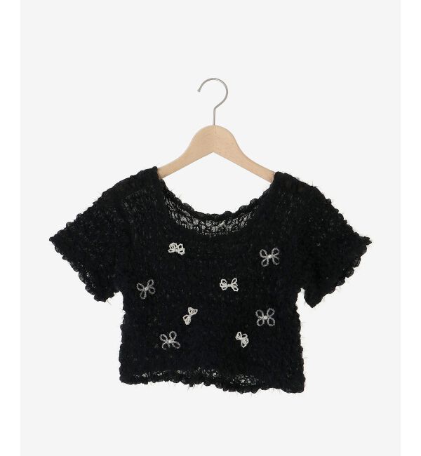 MAJESTICLEGON「アソートビジューシャーリングT」|Tシャツ・カットソー|