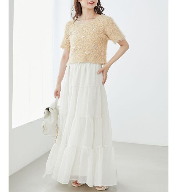 MAJESTICLEGON「アソートビジューシャーリングT」|Tシャツ・カットソー|