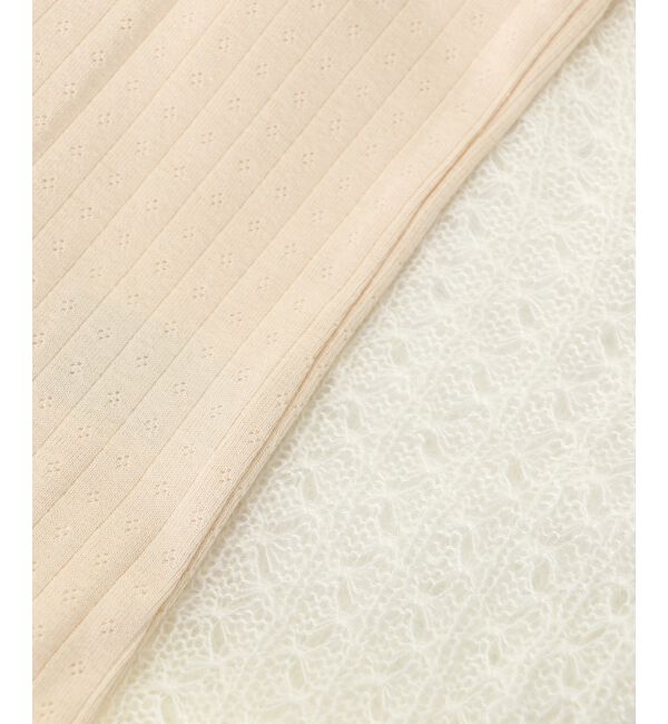 MAJESTICLEGON「フリルカーデ&times;リボンインナーセット」|カーディガン|