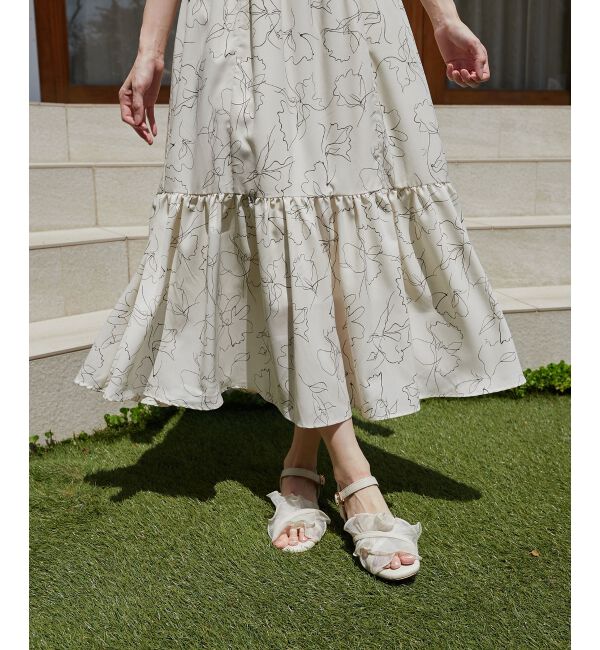  「シアーフリルサンダル」|サンダル|