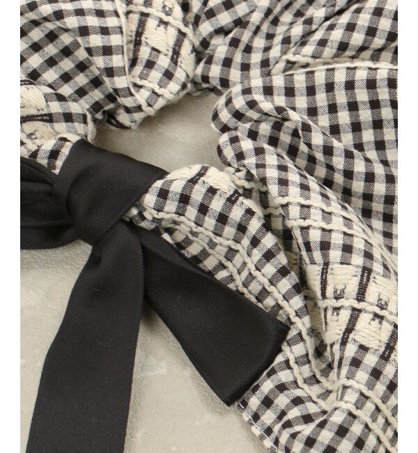  「スクエアリボンシュシュ」|ヘアゴム・シュシュ|