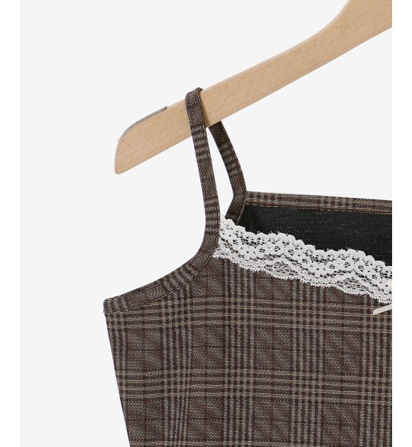  「透かしリボンニット&times;キャミセット」|ニット・セーター|