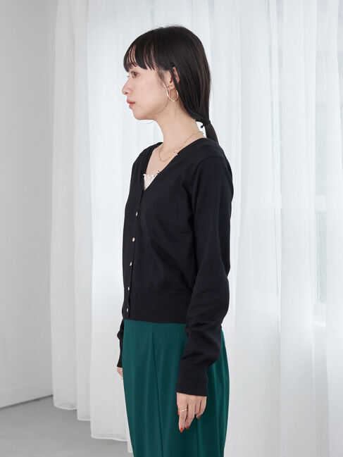 earth music&ecology「ハイゲージ多釦カーディガン」|カーディガン|