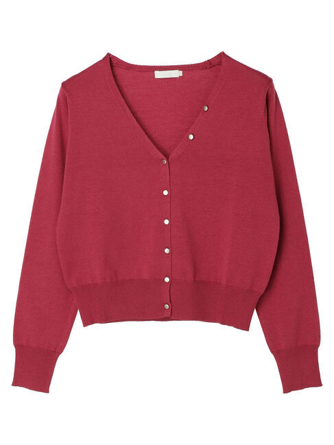 earth music&ecology「ハイゲージ多釦カーディガン」|カーディガン|